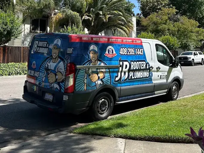 JB Rooter & Plumbing service van